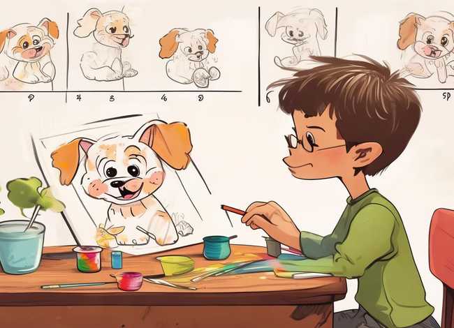 儿童动物画图片、儿童动物的画法步骤图片