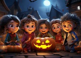 万圣节故事儿童故事、万圣节的小故事幼儿