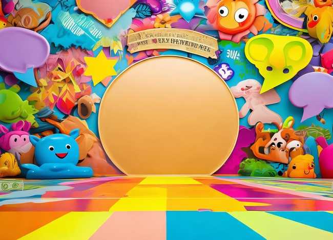 儿童演讲背景模板素材；儿童演讲背景模板素材高清