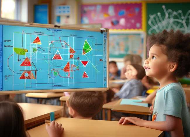 几何画板小学数学实例 - 小学数学几何画板课件实例制作教程