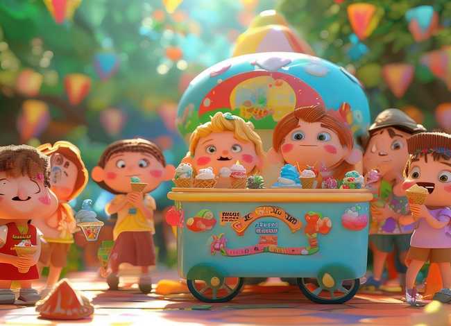 关于冰淇淋的儿童故事ppt；关于冰淇淋的幼儿故事