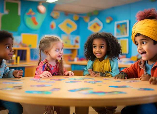 儿童故事四人分角 - 幼儿故事分角色扮演四人