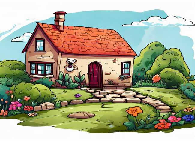 英语插画图片（英语插画图片简单）