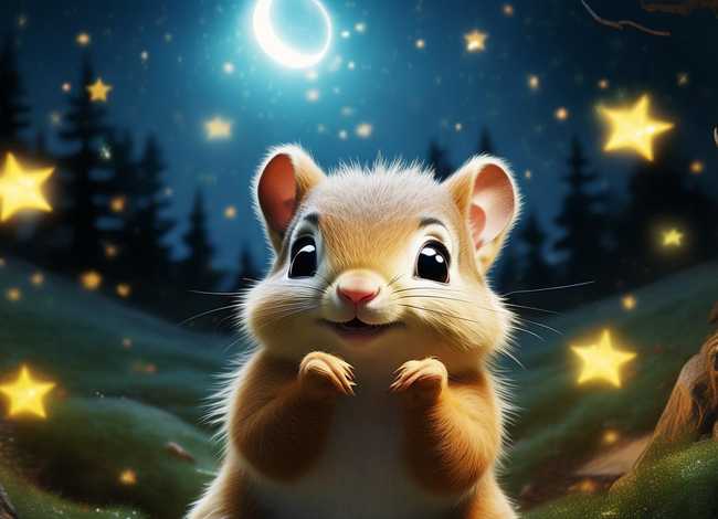 儿童绘本故事小松鼠的月亮、小松鼠的月亮绘本故事教案