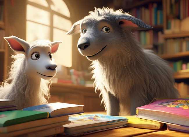 儿童故事山羊和大灰狼大全 - 山羊和大灰狼故事视频吧侧耳