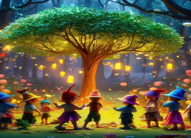 儿童团故事背景视频素材 - 幼儿故事背景视频