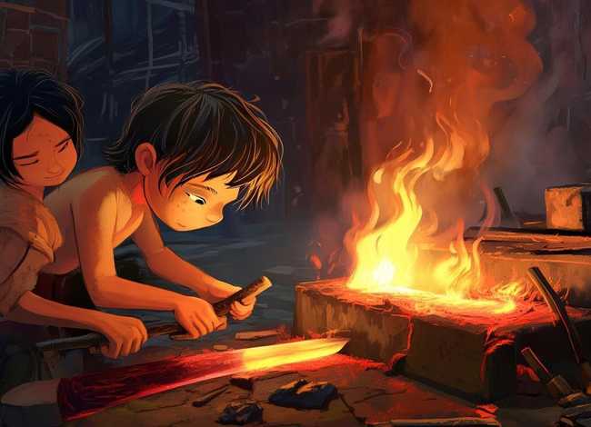 干将莫邪铸剑故事儿童版、干将莫邪铸剑是民间故事吗