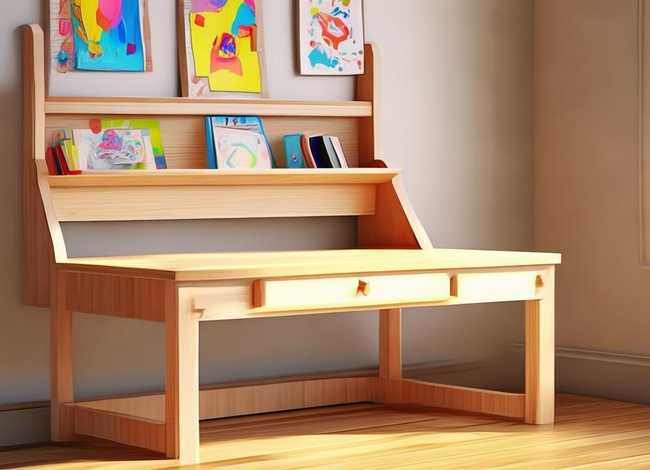 儿童写字台带书柜图片大全，儿童写字台带书柜图片大全简单