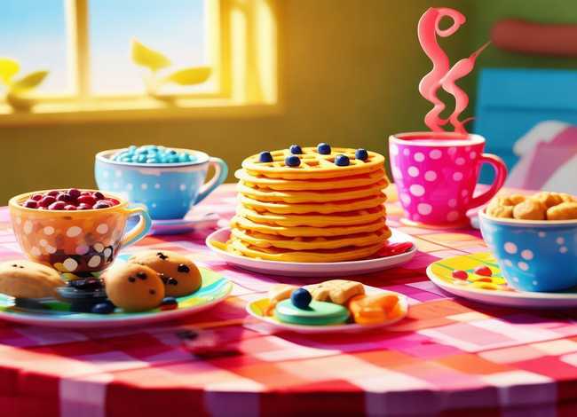 儿童早餐简笔画图片 儿童早餐简笔画图片彩色