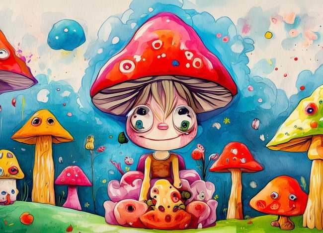 儿童故事水粉画，幼儿故事水粉画