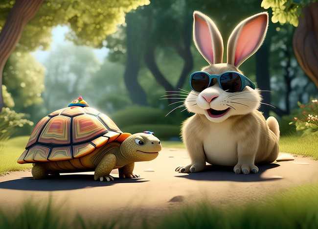 龟兔赛跑儿童故事（龟兔赛跑幼儿故事）