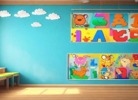 ppt儿童教学，儿童教学ppt背景图片