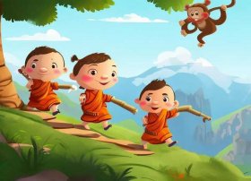 三个和尚幼儿经典故事，三个和尚幼儿经典故事视频