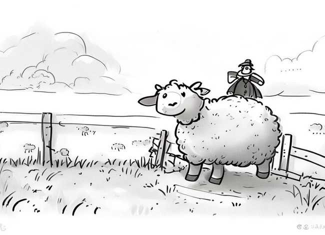 亡羊补牢故事配图简笔画、亡羊补牢故事简笔画图片 亡羊补牢故事配图简笔画、亡羊补牢故事简笔画图片