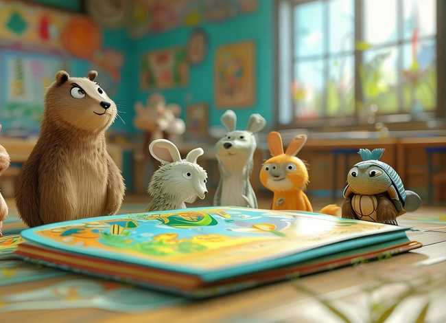 动物故事简笔画幼儿园 - 幼儿园动物故事主题创编简笔画