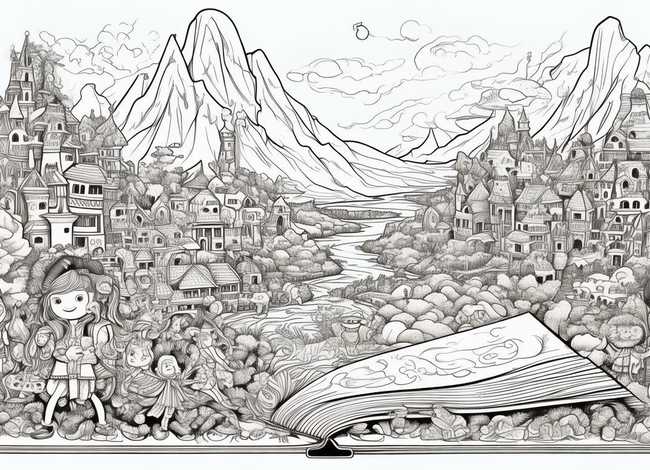 涂色故事绘本，涂色故事绘本推荐