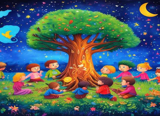 儿童童话故事绘画一年级（儿童童话画画）