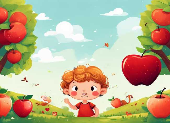 关于苹果的儿童故事书、关于苹果的幼儿故事绘本