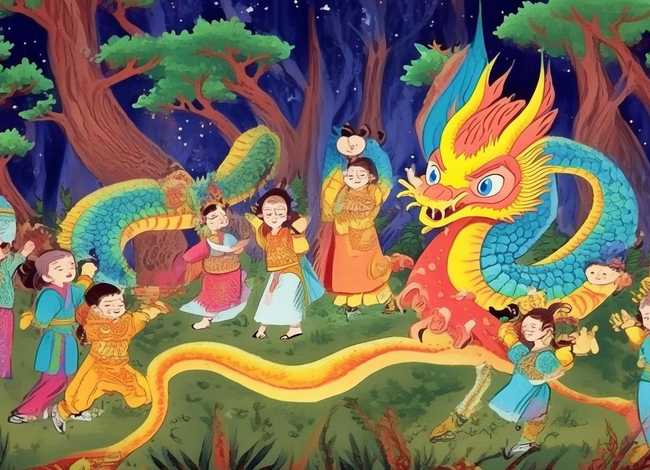 中国神话故事儿童画（中国神话故事的简笔画 手抄报）