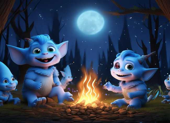 儿童故事睡前故事3-6岁蓝精灵 0-6岁睡前故事