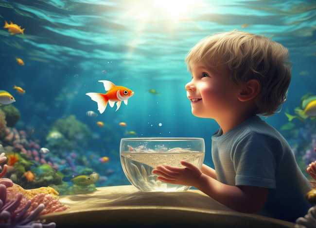 儿童故事报恩的金鱼（小金鱼报恩的故事）