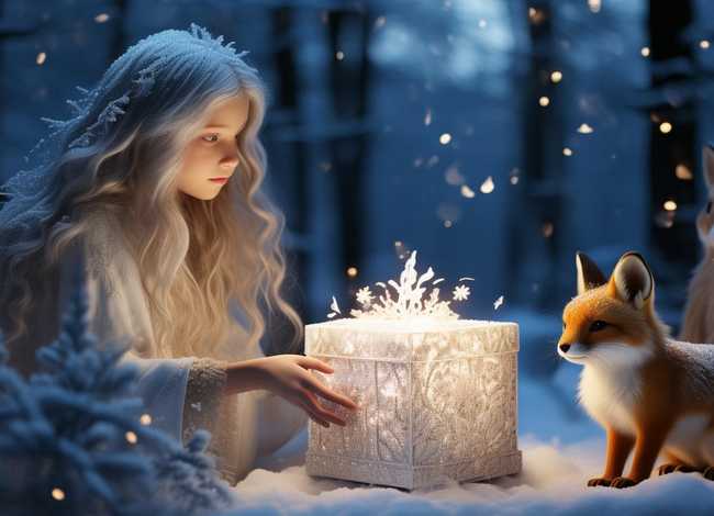 冬姑娘的礼物故事，冬姑娘的礼物故事朗诵