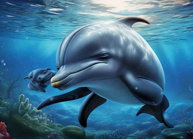 海豚的睡前故事文字，海豚的睡前故事文字内容