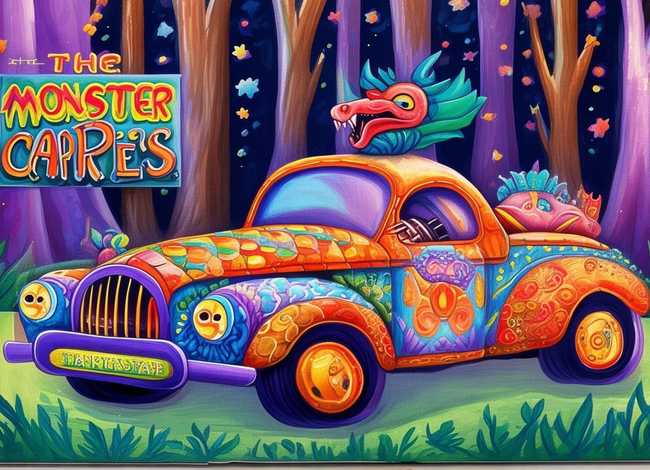 儿童故事怪兽车；怪兽车的故事书