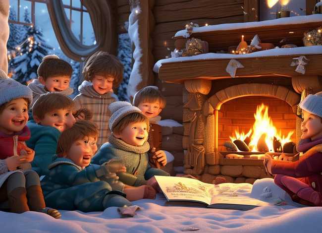 儿童冬天的故事完整版 儿歌冬天的故事