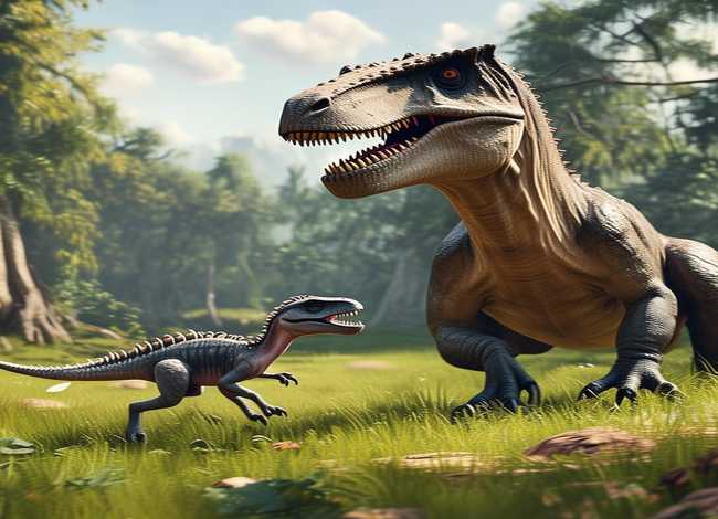 小甲龙和霸王龙的故事视频；小甲龙和霸王龙的故事视频大全