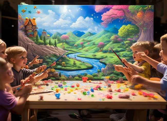 lpg绘画儿童故事；少儿绘画故事大全