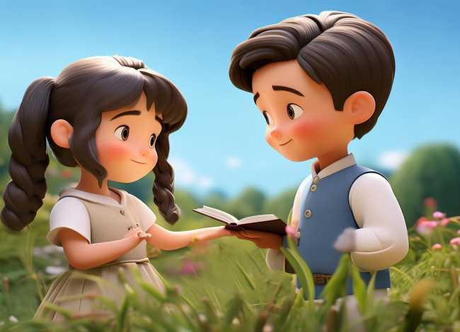 文明礼仪故事配图、文明礼仪故事配图简单