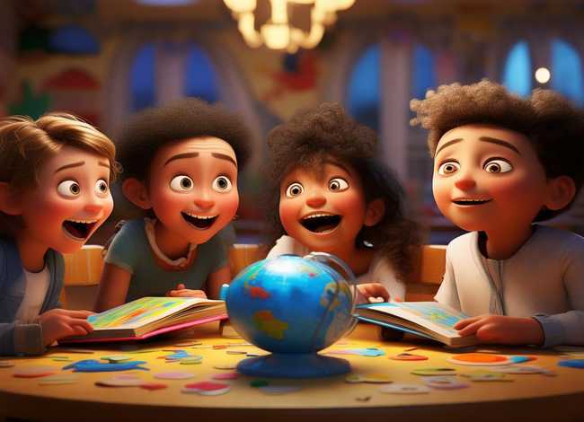 四个人的儿童故事、四个人表演的幼儿故事