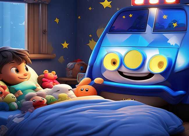 警车的故事儿童睡前故事文字，警车睡前故事大全文字