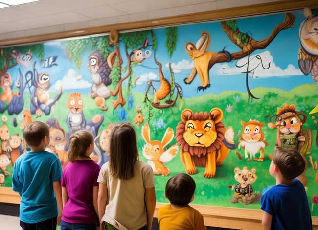 动物故事绘画图片大全，动物故事绘画图片大全四年级