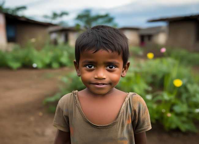 贫困儿童的英文（贫困儿童的英文单词）