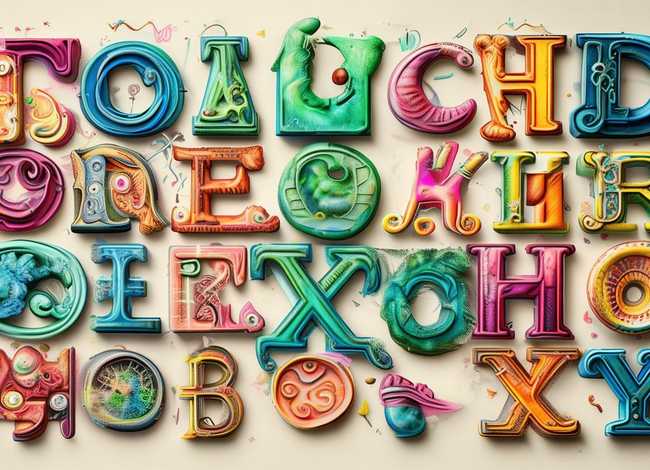 英语插画，英语插画图大片的包括英文字母