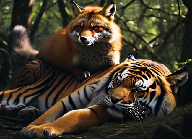 狐假虎威的故事全文（狐假虎威的故事全文翻译成英文）