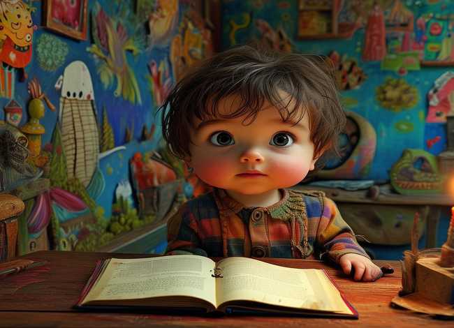 童话故事儿童画模板，语文故事儿童画模板