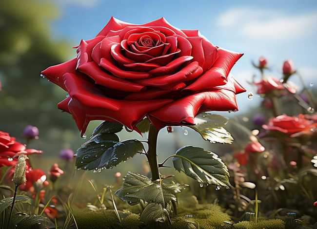 儿童童话故事骄傲的玫瑰 骄傲的玫瑰作文童话