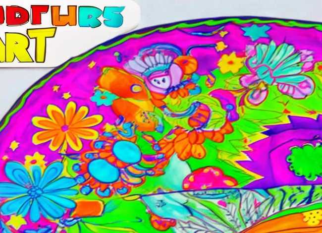 团扇绘画图案儿童教程（团扇绘画图案儿童教程大全）