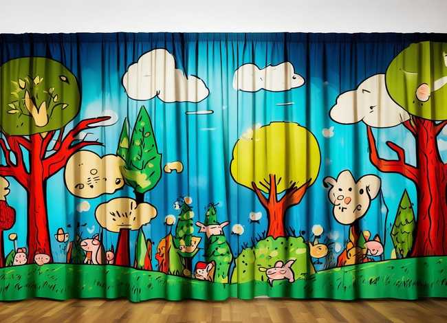 儿童画森林主题 - 儿童画森林主题窗帘怎么画