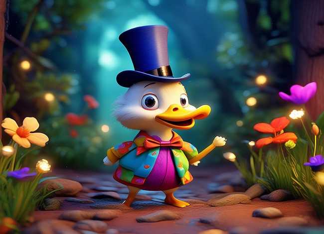 小丑鸭子儿童版的童话故事、小丑鸭子的故事作文