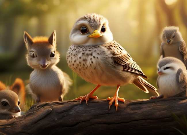 儿童故事生病的百灵鸟、有关百灵鸟的故事