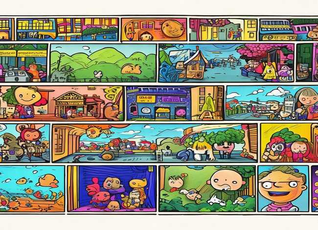 四格小故事图片简笔画（四格小故事图片简笔画彩色）