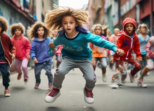 街舞儿童跑跳动作；街舞儿童跑跳动作教学