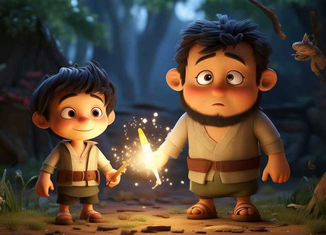 亲子故事神笔马良、熊孩子故事神笔马良