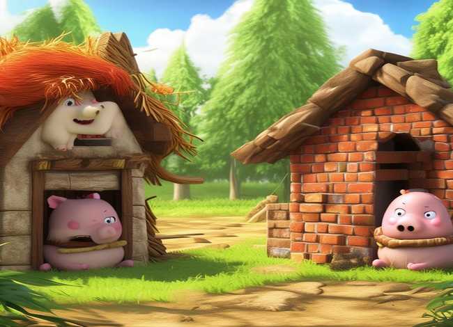 三只小猪儿童故事完整版（三只小猪故事完整版文字）