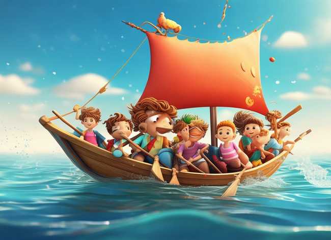 儿童故事小船历险记；小船旅行记 幼儿园故事