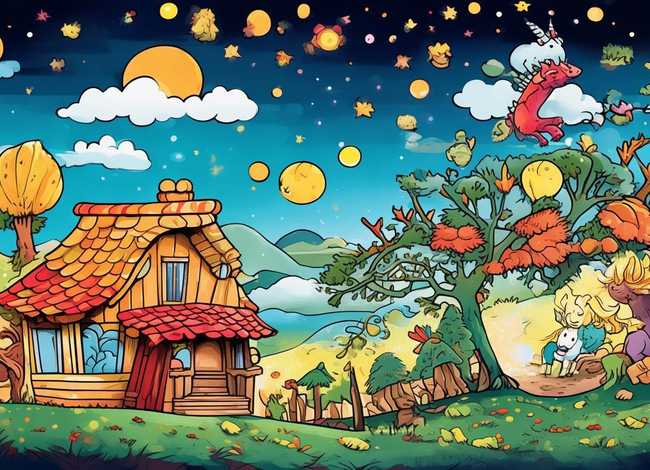 儿童故事连环画6幅图作品 - 幼儿故事连环画图片6张